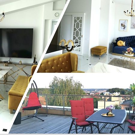 Luxury Penthouse With Large Terrace & Panoramic Old Town View Leilighet VNO Eksteriør bilde